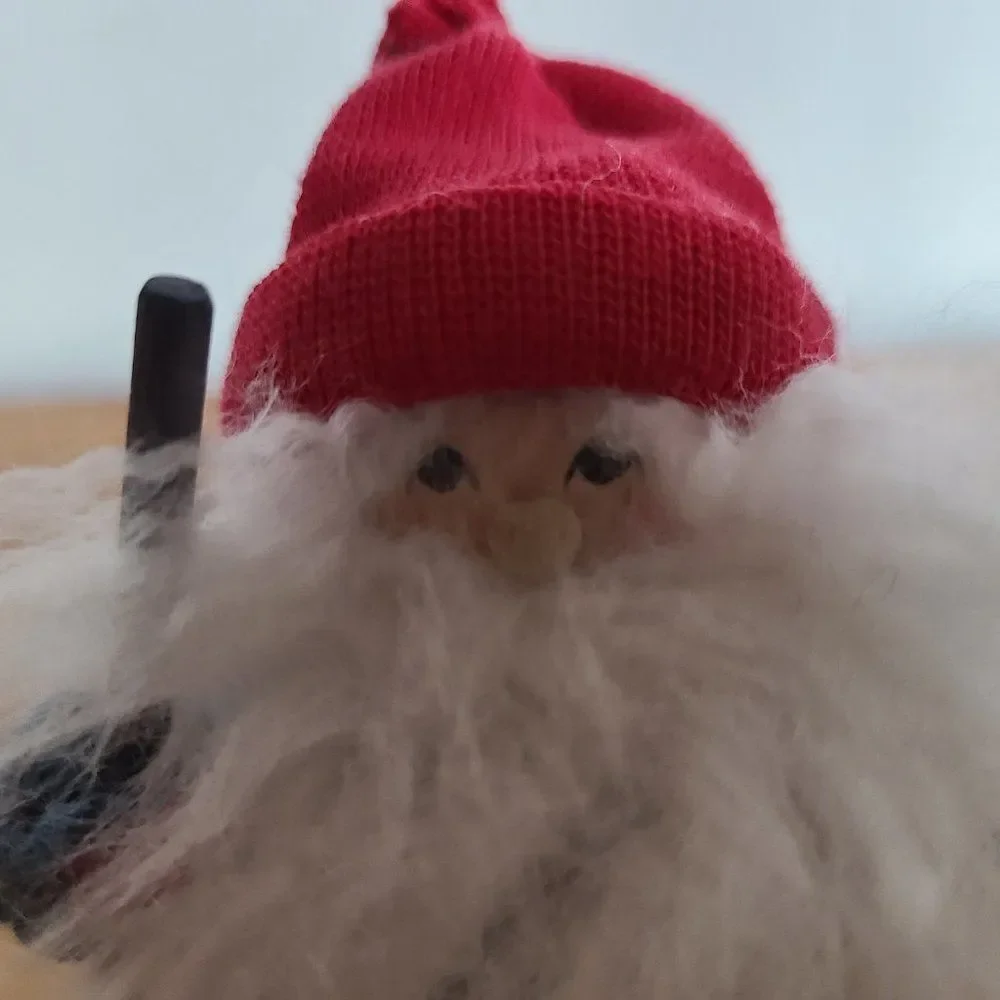 Butticki Swedish Tomte Gnome On Skis Made In Sweden Fabulously Festive Decor